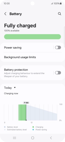 Press Power saving.