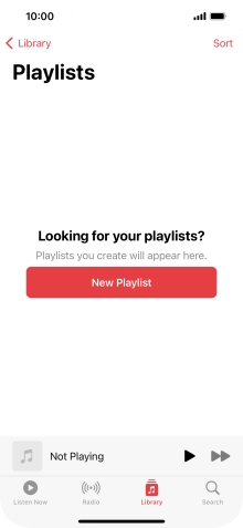 Press New Playlist.