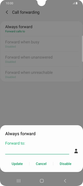 Press Disable.