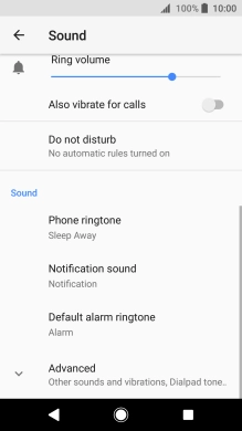 Press the Home key to return to the home screen.