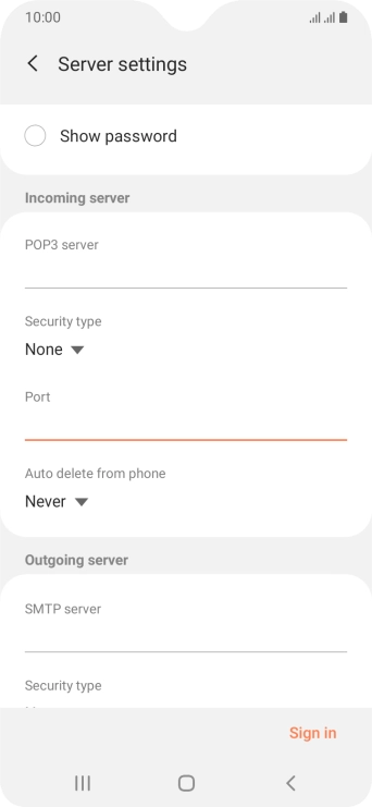 Press the drop down list below 'Auto delete from phone'.