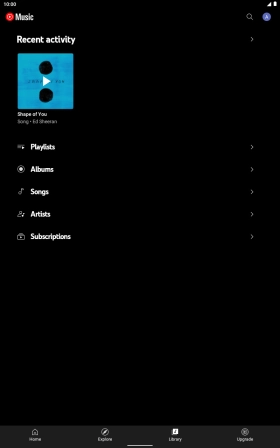 Press the required category and go to the required audio file.