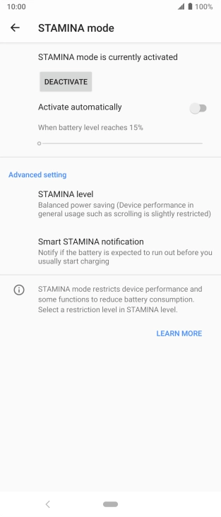 Press the Home key to return to the home screen.