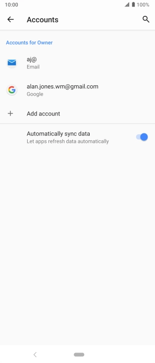 Press the Home key to return to the home screen.