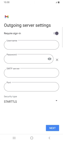 Press the indicator next to 'Require sign-in' to turn on the function.