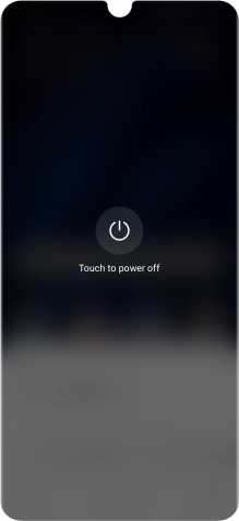 Press Touch to power off.