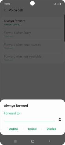 Press Disable.