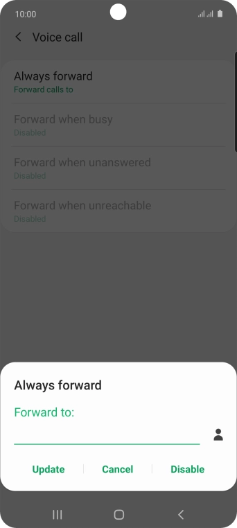Press Disable.