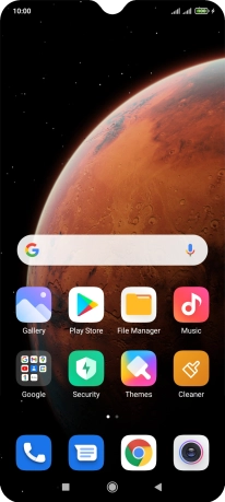 When the battery charging icon is displayed, charging is in progress.