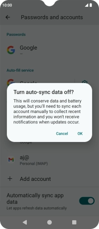 If you turn on the function, press OK.