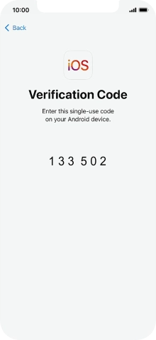 Follow the instructions on the screen and in the 'Move to iOS' app to transfer the content from the Android phone to your phone and set up your phone and prepare it for use.