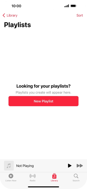 Press New Playlist.