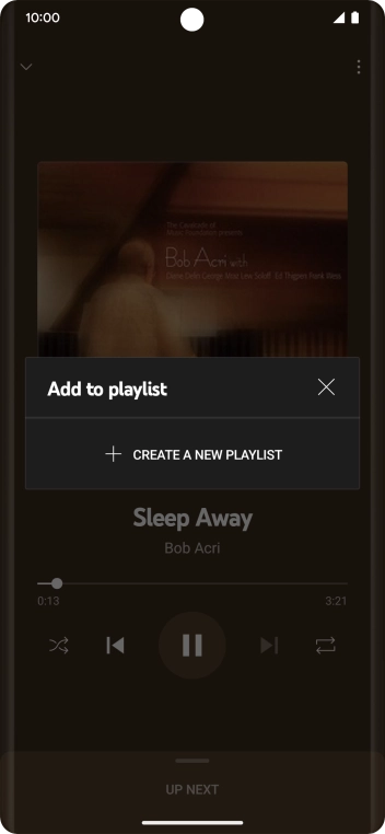 Press CREATE A NEW PLAYLIST.