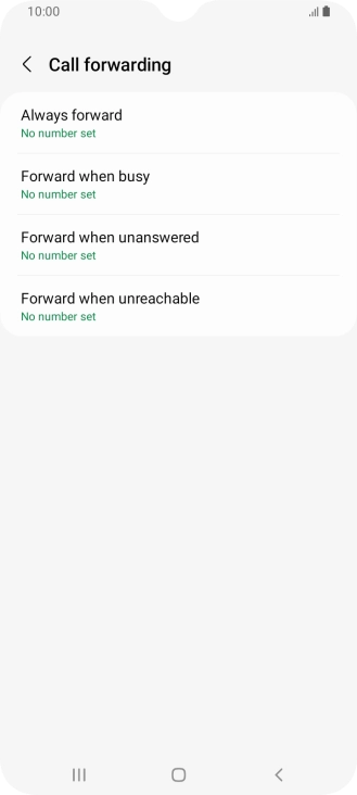 Press the Home key to return to the home screen.