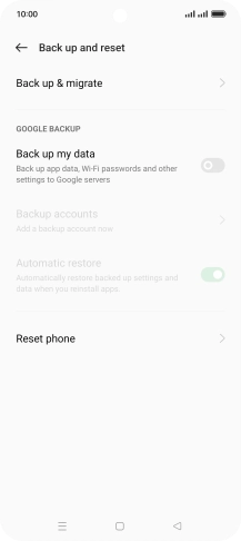 Press Reset phone.