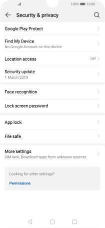 Press More settings.