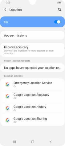Press App permissions.