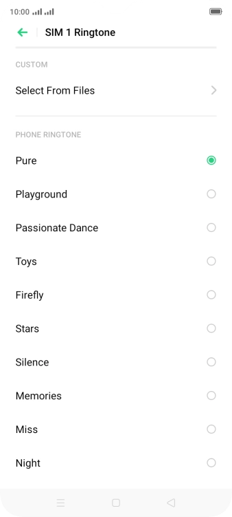 Press Select From Files.