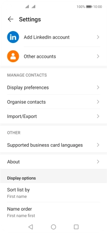 Press Import/Export.