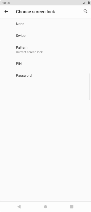 Press None.