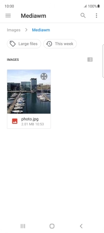 Press the required file.