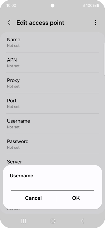 Key in o2 and press OK.