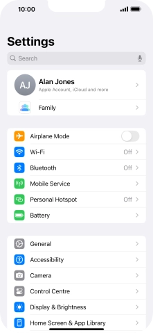 Press Display & Brightness.