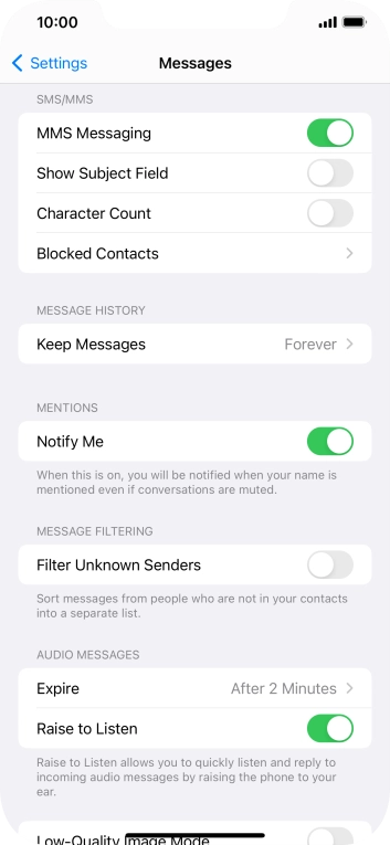 Slide your finger upwards starting from the bottom of the screen to return to the home screen.