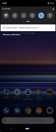 Press Android system.