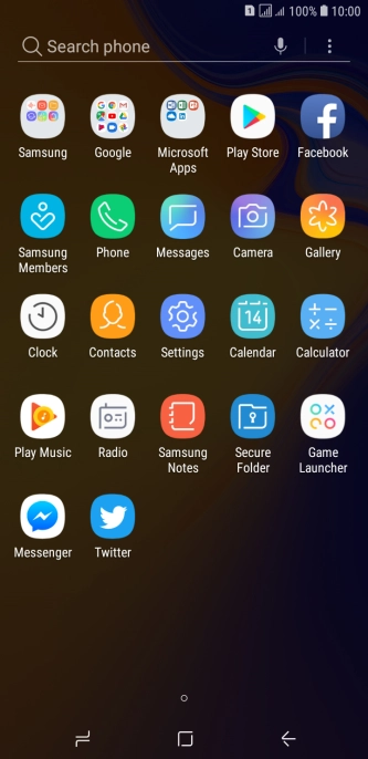 Press Play Store.