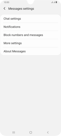 Press More settings.