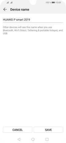 Key in the required WiFi hotspot name and press SAVE.