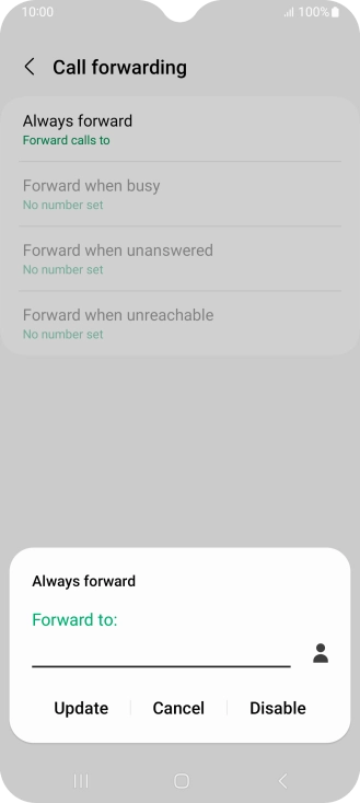 Press Disable.