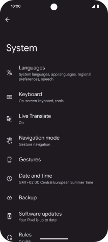 Press Software updates. If a new software version is available, it's displayed. Follow the instructions on the screen to update the phone software.