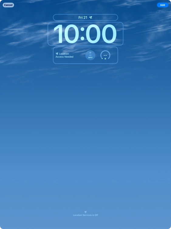 To customise the way the lock screen date is displayed, press the date widget and follow the instructions on the screen to select the required widget display mode. To customise the way the lock screen date is displayed, press the date widget and follow the instructions on the screen to select the required widget display mode.