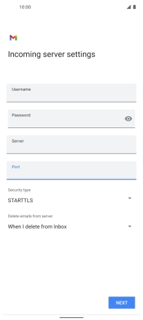 Press the drop down list below 'Security type'.