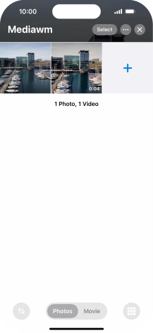 Open the app or screen you want to record.