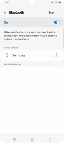 Press the Home key to return to the home screen.