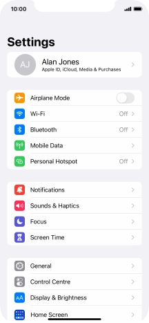 Press Display & Brightness.