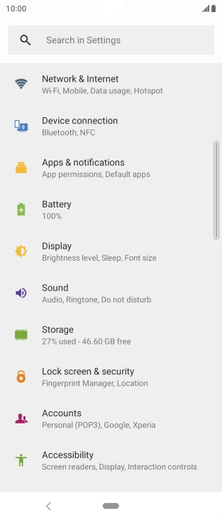 Press Apps & notifications. Press Apps & notifications.