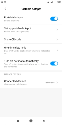 Press the Home key to return to the home screen.