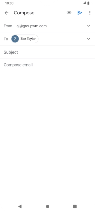 Press Subject and key in the required subject. Press Subject and key in the required subject.