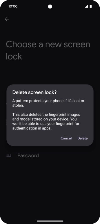 Press Delete.