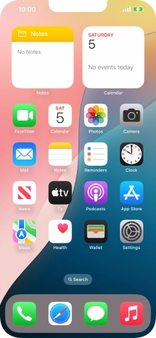 When the battery charging icon is displayed, charging is in progress.