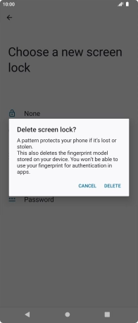 Press DELETE.