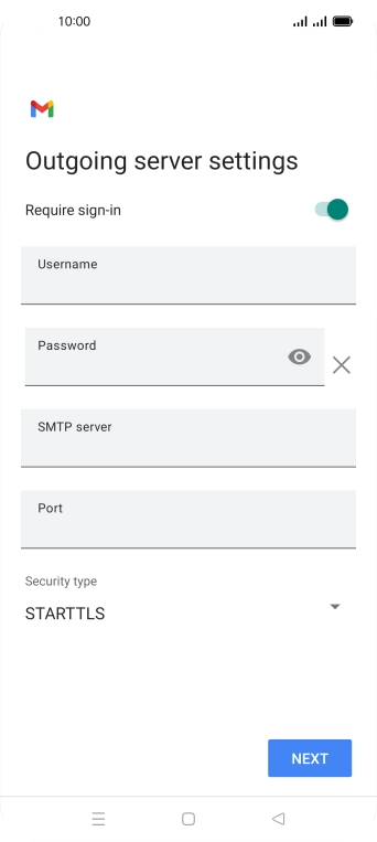 Press the indicator next to 'Require sign-in' to turn on the function.