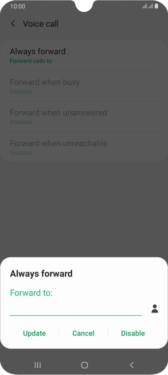Press Disable.
