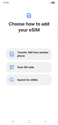 Press Scan QR code.