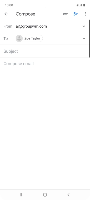 Press Subject and key in the required subject. Press Subject and key in the required subject.