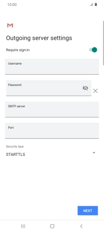 Press the indicator next to 'Require sign-in' to turn on the function.